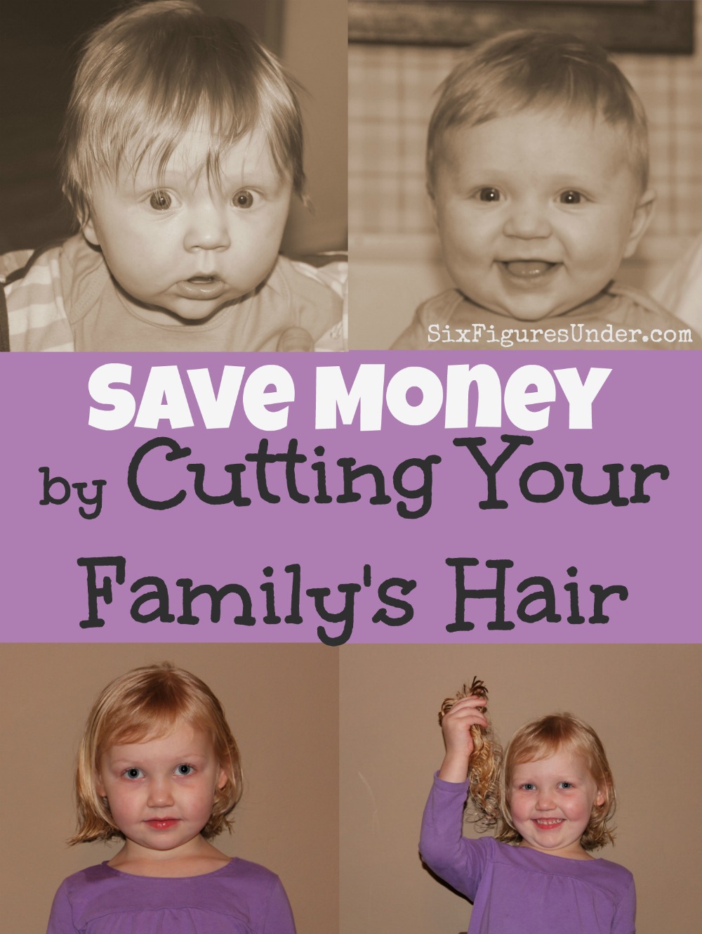 Save Money by Cutting Your Family's Hair - Six Figures Under